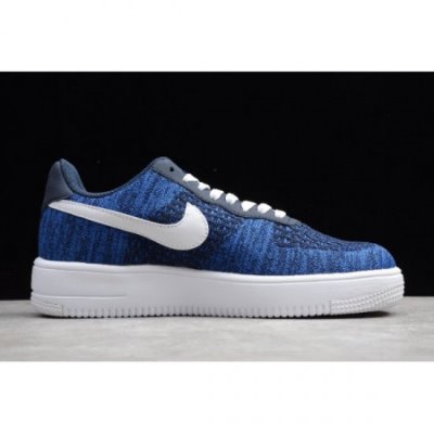 Nike Erkek Air Force 1 Flyknit 2.0 College Lacivert / Obsidian Kaykay Ayakkabı Türkiye - 0N025N47